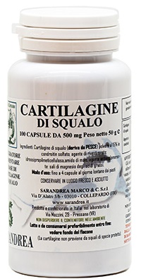 CARTILAGINE DI SQUALO 100 CAPSULE - Farmacia Mastrangelo 