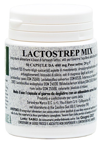 LACTOSTREP MIX 500 MACERATO GLICERICO 50 CAPSULE - Farmacia Mastrangelo 