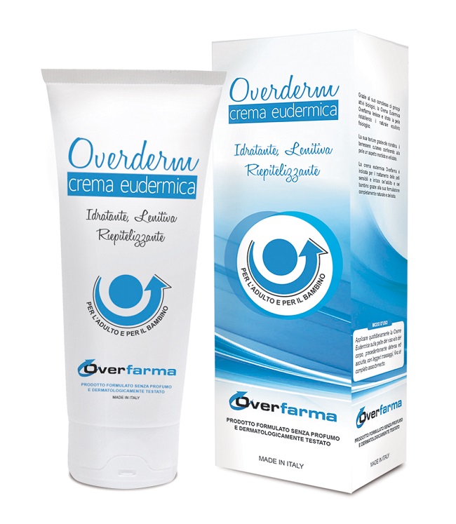 OVERDERM CREMA EUDERMICA IDRATANTE LENITIVA PER ADULTI E BAMBINI 75 ML - Farmacia Mastrangelo 