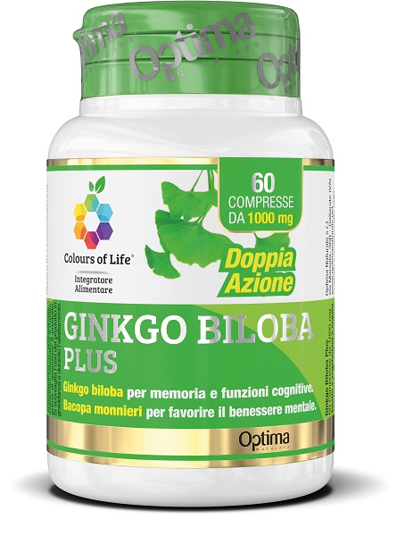 COLORUS OF LIFE GINKGO BILOBA PLUS 60 COMPRESSE 1000 MG - Farmacia Mastrangelo 