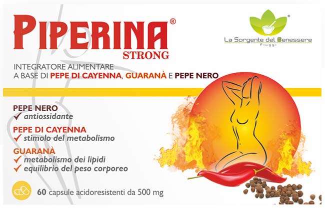 PIPERINA STRONG 60 CAPSULE - Farmacia Mastrangelo 