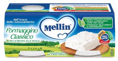 MELLIN BABY FORMAGGINO CLASSICO 2 X 80 G - Farmacia Mastrangelo 