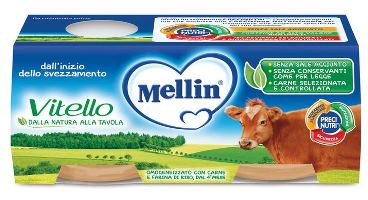 MELLIN OMOGENEIZZATO VITELLO 2 X 80 G - Farmacia Mastrangelo 