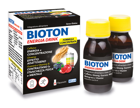 BIOTON ENERGIA DRINK 4 FLACONCINI X 50 ML - Farmacia Mastrangelo 