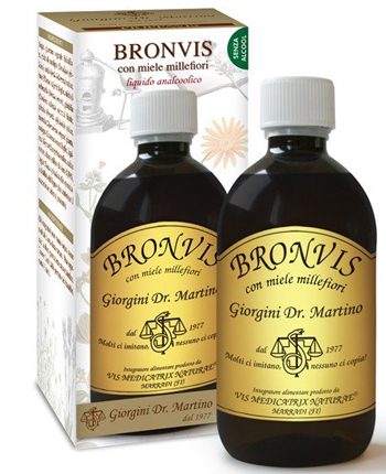 BRONVIS CON MIELE MILLEFIORI 500 ML - Farmacia Mastrangelo 