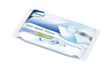 TENA WET WASH GLOVE GUANTO DETERGENTE UMIDIFICATO 8 PEZZI - Farmacia Mastrangelo 
