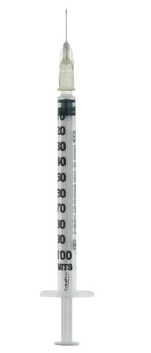 SIRINGA PER INSULINA EXTRAFINE 1ML 100 UI AGO REMOVIBILE 27 GAUGE 0,40X12 MM 1 PEZZO - Farmacia Mastrangelo 