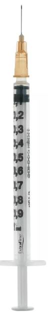 SIRINGA PER INSULINA EXTRAFINE TUB 1ML 100 UI AGO REMOVIBILE 26 GAUGE 0,45X12 MM 1 PEZZO - Farmacia Mastrangelo 