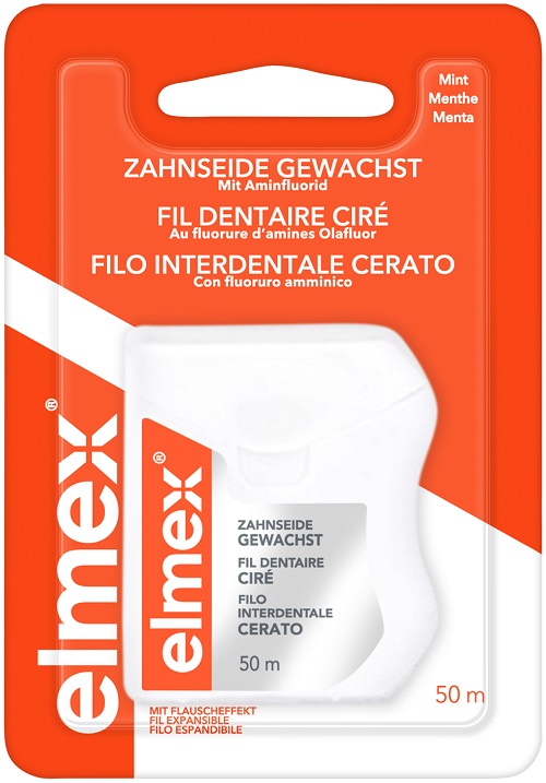 ELMEX FILO INTERDENTALE CERATO 50 METRI - Farmacia Mastrangelo 