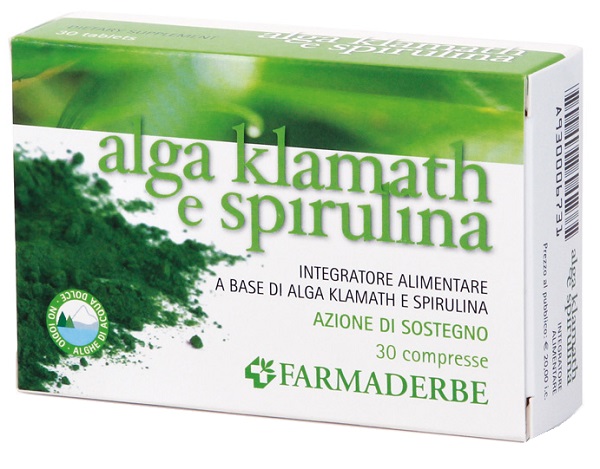 ALGA KLAMATH E SPIRULINA 30 COMPRESSE - Farmacia Mastrangelo 