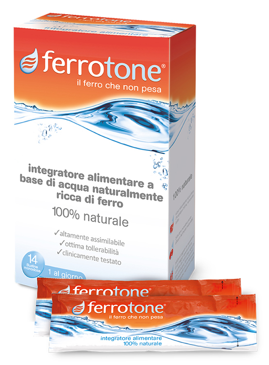 FERROTONE 14 BUSTINE 20 MG - Farmacia Mastrangelo 