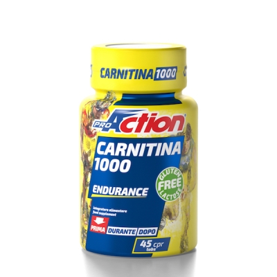 PROACTION CARNITINA 1000 45 COMPRESSE - Farmacia Mastrangelo 