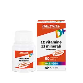 MASSIGEN DAILYVIT 12 VITAMINE 11 MINERALI 60 COMPRESSE RIVESTITE - Farmacia Mastrangelo 