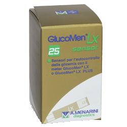 STRISCE MISURAZIONE GLICEMIA GLUCOMEN LX PLUS 25 PEZZI - Farmacia Mastrangelo 