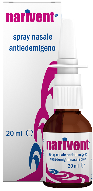 SPRAY NASALE ANTIEDEMIGENO NARIVENT FLACONE 20 ML - Farmacia Mastrangelo 