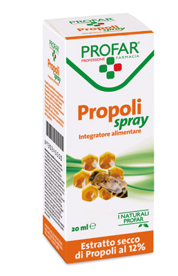 PROPOLI SPRAY ESTRATTO SECCO 12% 20 ML PROFAR - Farmacia Mastrangelo 