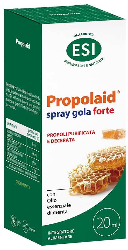 ESI PROPOLAID SPRAY GOLA FORTE 20 ML - Farmacia Mastrangelo 