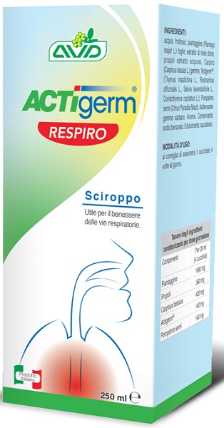 ACTIGERM RESPIRO SCIROPPO 250 ML - Farmacia Mastrangelo 