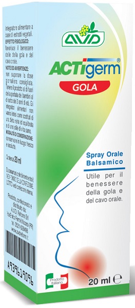 ACTIGERM GOLA SPRAY 20 ML - Farmacia Mastrangelo 