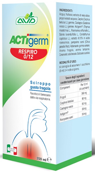 ACTIGERM RESPIRO 0-12 200 ML - Farmacia Mastrangelo 