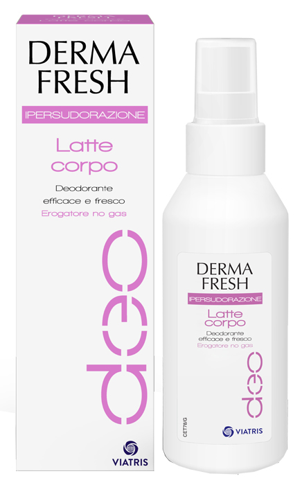 DERMAFRESH IPERSUDORAZIONE LATTE CORPO DEODORANTE 100 ML - Farmacia Mastrangelo 