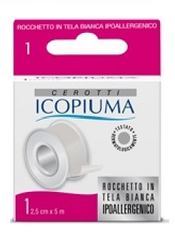 ICOPIUMA CEROTTO IN ROCCHETTO BIANCO 2,5X500 CM - Farmacia Mastrangelo 