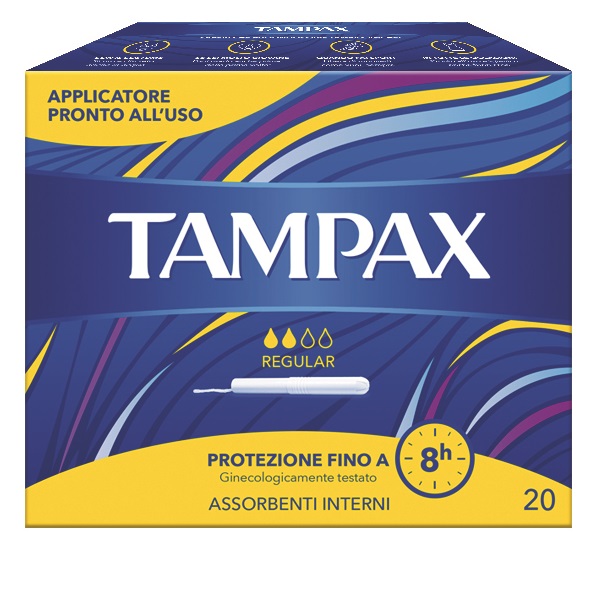 TAMPAX BLUE BOX REGULAR 20 PEZZI - Farmacia Mastrangelo 
