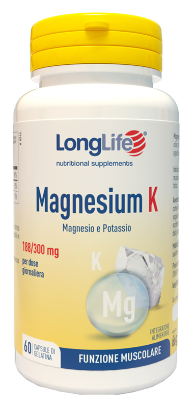 LONGLIFE MAGNESIUM K 60 CAPSULE - Farmacia Mastrangelo 