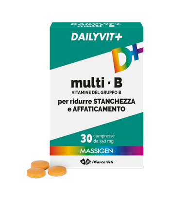 MASSIGEN MULTI B VITAMINE DEL GRUPPO B 30 COMPRESSE RIVESTITA DA 364 MG - Farmacia Mastrangelo 