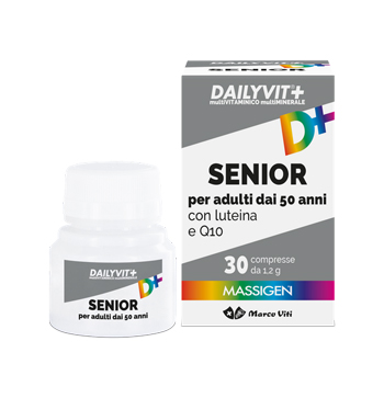 MASSIGEN SENIOR MULTIVITAMINICO E MULTIMINERALE 30 COMPRESSE RIVESTITE - Farmacia Mastrangelo 