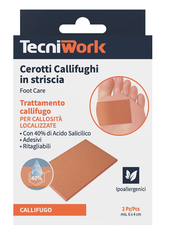 CEROTTI CALLIFUGHI IN STRISCIA CONFEZIONE DA 2 PEZZI - Farmacia Mastrangelo 