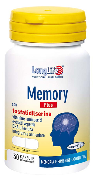 LONGLIFE MEMORY PLUS 30 CAPSULE FOTOPROTETTE - Farmacia Mastrangelo 