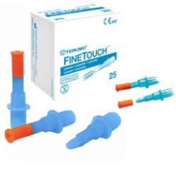 LANCETTE PUNGIDITO FINETOUCH 23 GAUGE 25 PEZZI - Farmacia Mastrangelo 