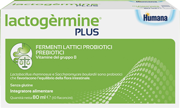 LACTOGERMINE PLUS FERMENTI LATTICI 10 FLACONCINI - Farmacia Mastrangelo 