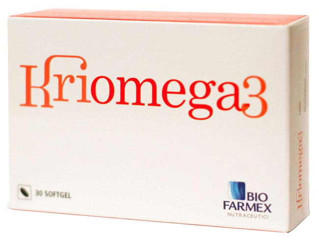 KRIOMEGA 3 30 CAPSULE SOFTGEL - Farmacia Mastrangelo 