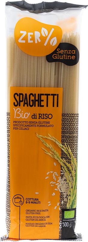 ZERO% GLUTINE PASTA RISO SPAGHETTI SENZA GLUTINE BIO 500 G - Farmacia Mastrangelo 