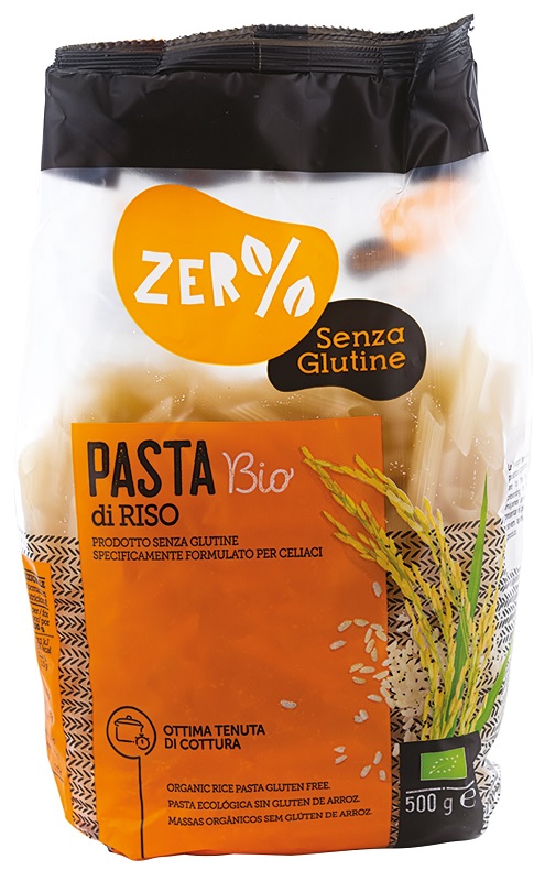 ZERO% GLUTINE PASTA RISO PENNE SENZA GLUTINE BIO 500 G - Farmacia Mastrangelo 