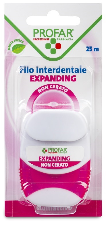 FILO INTERDENTALE EXPANDING 25 M PROFAR - Farmacia Mastrangelo 