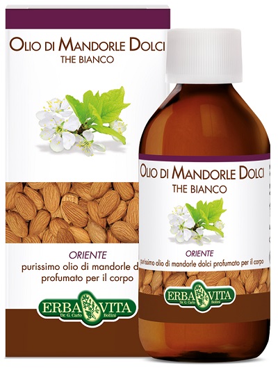 OLIO MANDORLE DOLCI PROFUMATO THE VERDE ORIENTALE 250 ML - Farmacia Mastrangelo 