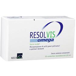 GOCCE OCULARI RESOLVIS OMEGA 20 FIALE MONODOSE 0,25 ML - Farmacia Mastrangelo 
