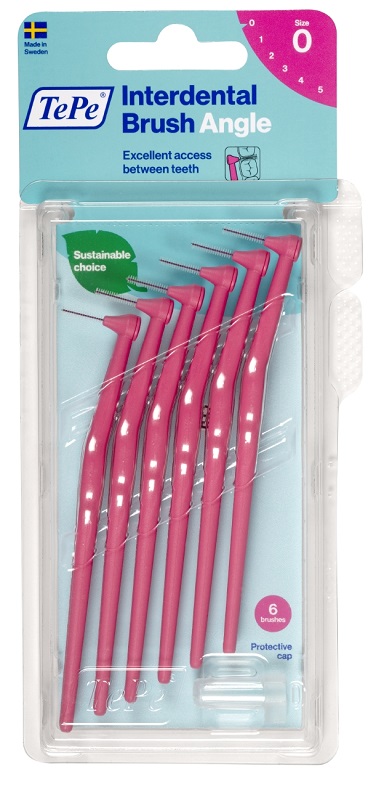 TEPE ANGLE SCOVOLINO ROSA 0,4MM 6 PEZZI - Farmacia Mastrangelo 