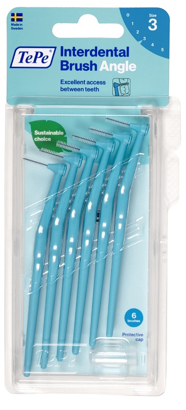 TEPE ANGLE SCOVOLINO BLU 0,6MM 6 PEZZI - Farmacia Mastrangelo 