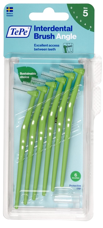 TEPE ANGLE SCOVOLINO VERDE 0,8MM 6 PEZZI - Farmacia Mastrangelo 