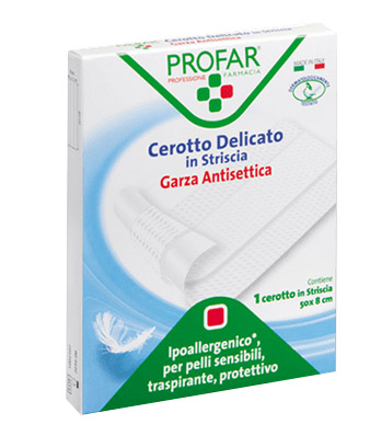 CEROTTO TESSUTO NON TESSUTO DELICATO 1 STRISCIA 50X8 CM PROFAR - Farmacia Mastrangelo 