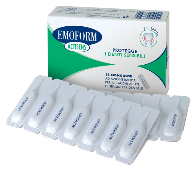 EMOFORM ACTISENS GEL 15 FIALE DA 2 ML - Farmacia Mastrangelo 