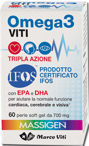 OMEGA3 VITI TRIPLA AZIONE 60 PERLE - Farmacia Mastrangelo 