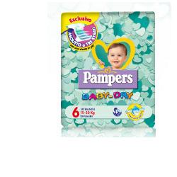 PAMPERS BABY DRY EXTRA LARGE 38 PEZZI - Farmacia Mastrangelo 