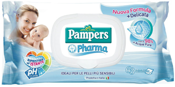 PAMPERS PHARMA SALVIETTE SENS 63 PEZZI - Farmacia Mastrangelo 