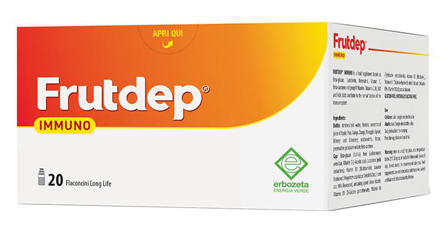 FRUTDEP IMMUNO 20 FLACONCINI 10 ML - Farmacia Mastrangelo 