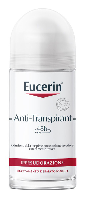 EUCERIN DEODORANTE ANTITRASPIRANT ROLL-ON 50 ML - Farmacia Mastrangelo 